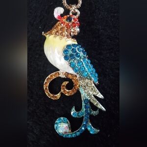 Large Exotic BJ Bird Necklace